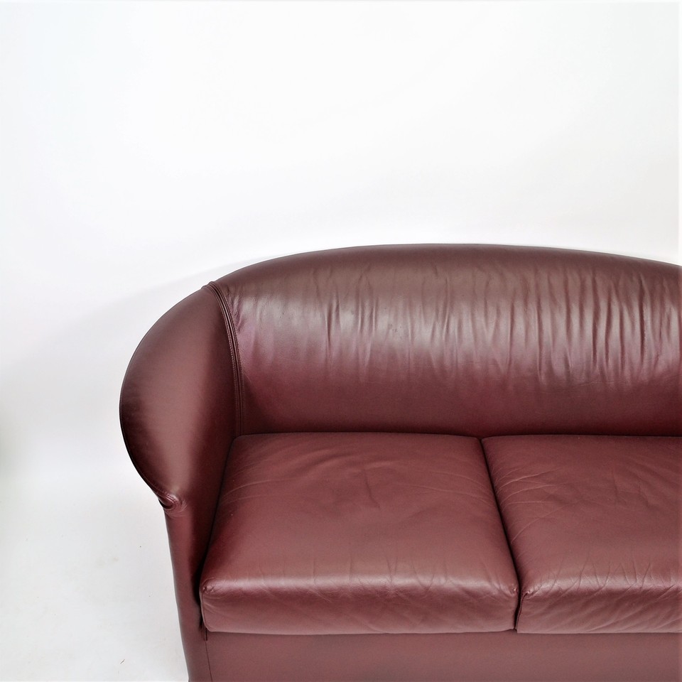 Wittmann Aura 2Sitzer Sofa Couch Sessel Leder Lounge Club Relax