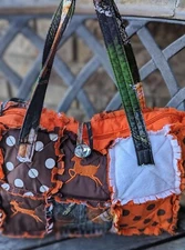 Camouflage Orange Rag Bag Deer Purse - Camo Handbag