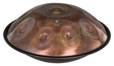 Edle Sela Majesty Handpan 217 B Minor aus rostfreiem Edelstahl m. Rucksacktasche