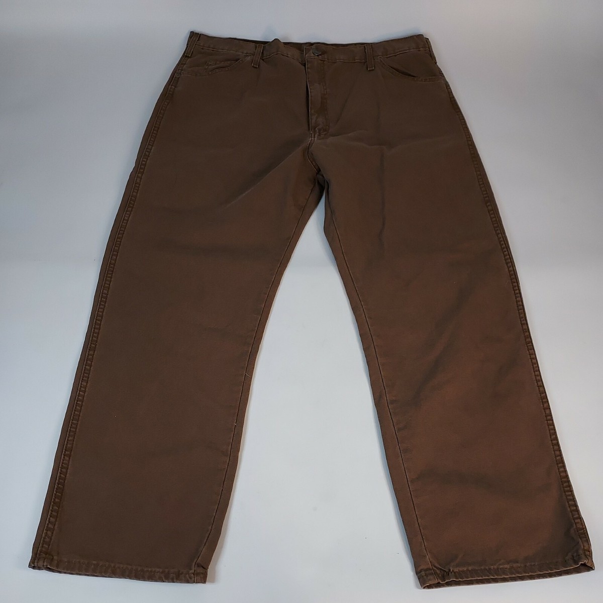 dickies made in USA workpant brown 31×30 Vintage 80s Mens 42x32 Dickies 874 Brown Work Pants USA Made