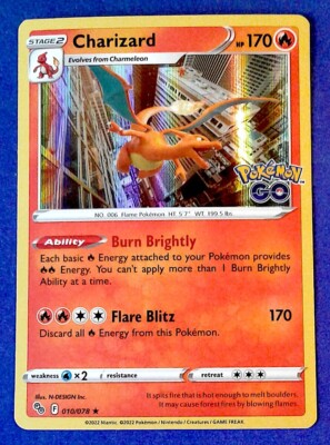2022 POKEMON GO CHARIZARD #010/078 HOLO MINT N/P (D) | eBay 2022 POKEMON GO CHARIZARD #010/078 HOLO MINT N/P (D) | eBay