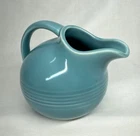 Harlequin Novelty Ball Creamer in Turquoise Blue - Homer Laughlin