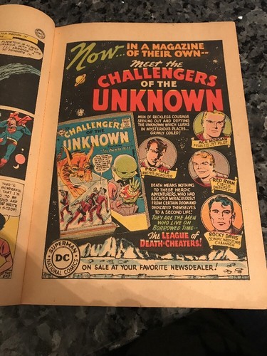 ACTION COMICS #239 F/F+ AWESOME AD FOR CHALLENGERS OF UNKNOWN#1 RARE!! - Picture 11 of 12