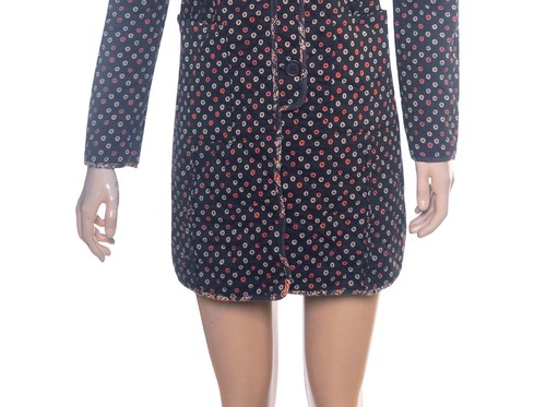 Isabel Marant Etoile Erri Coat S Printed Winter Quilted Reversible Jacket 34611 - Picture 10 of 12