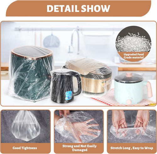 40 PCS Kitchen Disposable Dust Cover, Appliance Dust Covers, Thickened Elastic D - Bild 4 von 12