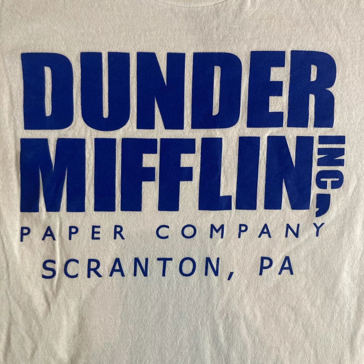 The Office - Dunder Mifflin Paper Company Logo - Light Blue | Metal Print