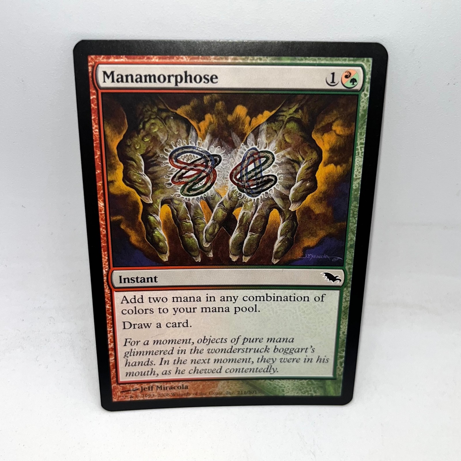 Manamorphose 211 Common Shadowmoor Magic: The Gathering Lightly Played