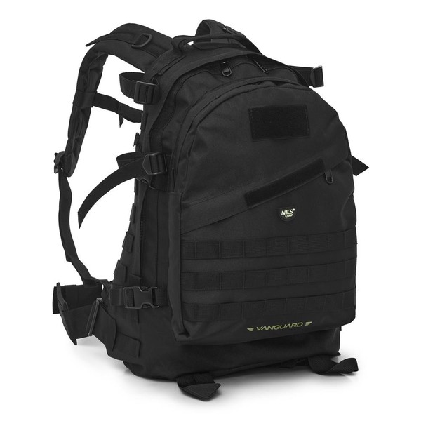 Nils Camp Tactical Rucksack 45L Schwarz Outdoor Trekking Camping EDC-image