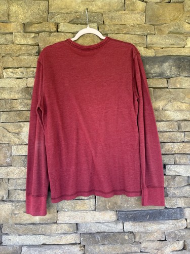 American Eagle Outfitters Men's Large Red Long Sleeve Shirt - Picture 3 of 4