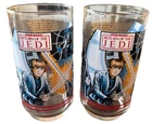Vintage Star Wars Return Of The Jedi Burger King Coca Cola Glasses  1983 2 Set