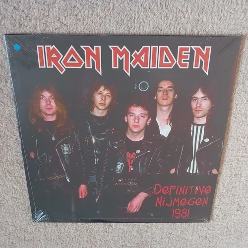 IRON MAIDEN DeFiNiTiVe NijMeGeN 1981 LIMITED EDITION 150 BLUE VINYL 2 LP SEALED