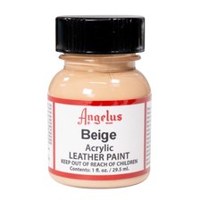 Beige Leather Paint 1 Fl Oz Non-Toxic Water Based for Shoes Jackets Bags and ...