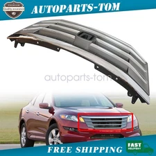 Fit Honda Accord Crosstour 2010-2012 Front Bumper Chrome Upper Grille Assembly
