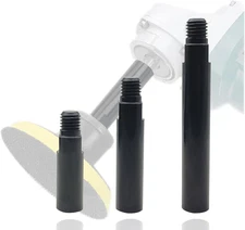 5/8"-11 Angle Grinder Extension Shaft Set Airway Buff Extender Kit 3 Packs Conne