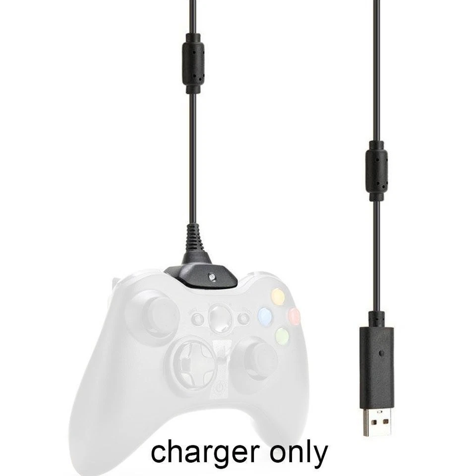 For XBOX360 wireless controller charging cable USB cable g FAST chargin P1X8 - Image 4 of 4