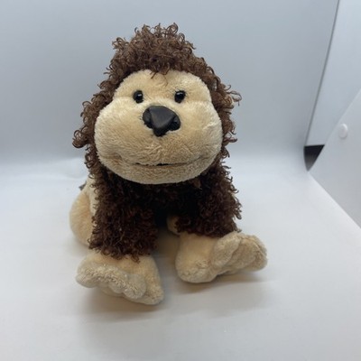 Webkinz Curly Furry Brown Cheeky Monkey 8'' Plush #HM080 Ganz No Code