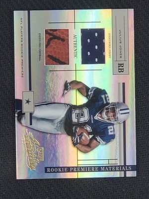 2004 Absolute Memorabilia - Rookie Premiere Materials Julius Jones /750   A1