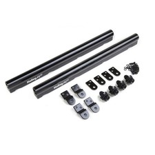 Holley Fuel Injector Rail 534-209 Hi-flow Fuel Rails Black -08an For Chevy Ls