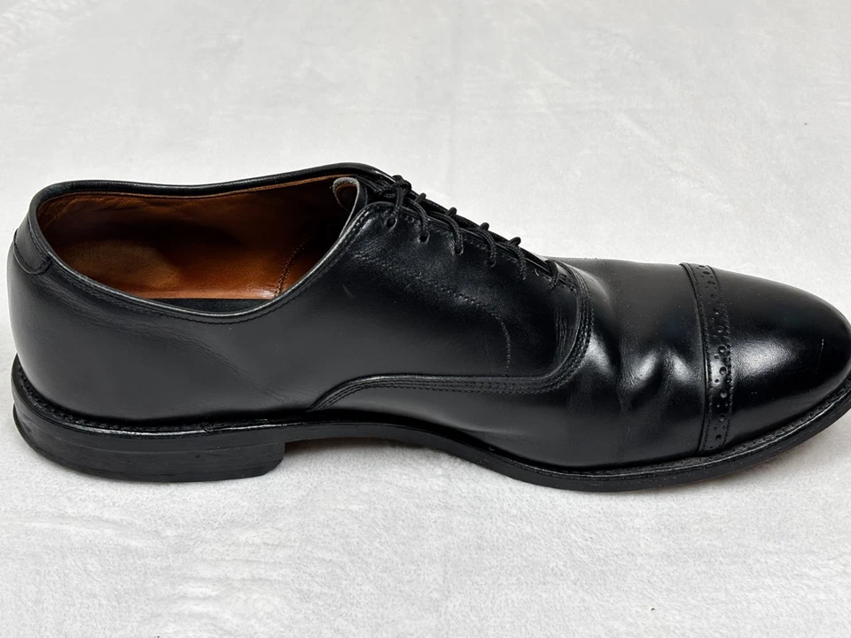 Zapatos Allen Edmonds Fifth Avenue para Hombres Talla 12 D Negros Oxford Puntera 5705 Hechos en EE. UU. Foto 4 de 4