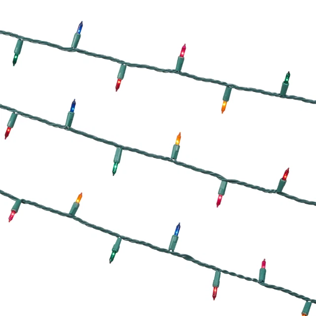 Holiday Time 300-Count Indoor and Outdoor Multicolor Mini Christmas Lights, with - Image 2 of 4