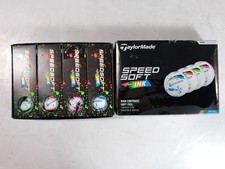 TaylorMade SpeedSoft Ink Golf Balls - 12 Balls - High Contrast Soft Feel