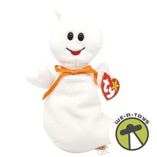 Ty Beanie Babies Spooky the Ghost Halloween Plush 1995