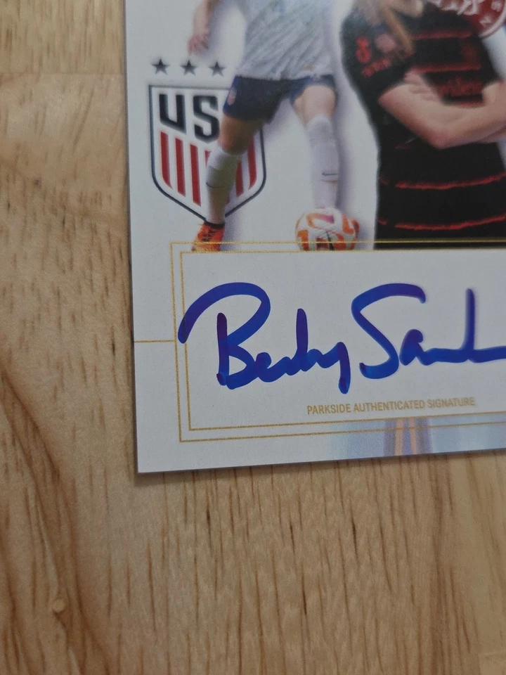 2023 Parkside BECKY SAUERBRUNN One National One Team Autograph #SSBS Auto USWNT - Image 4 of 4