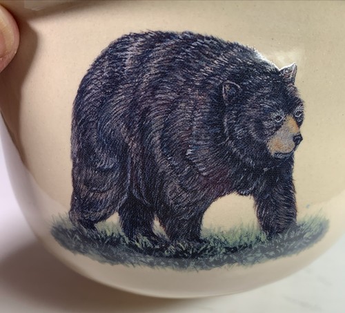 1 tazón de sopa de cerámica Home & Garden Party Ltd “Northwoods Bear” 6” - Imagen 4 de 9