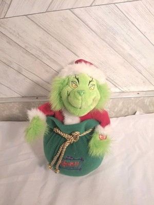 The Grinch Beverly Hills Teddy Bear Co Christmas Musical Plush Working! Animated