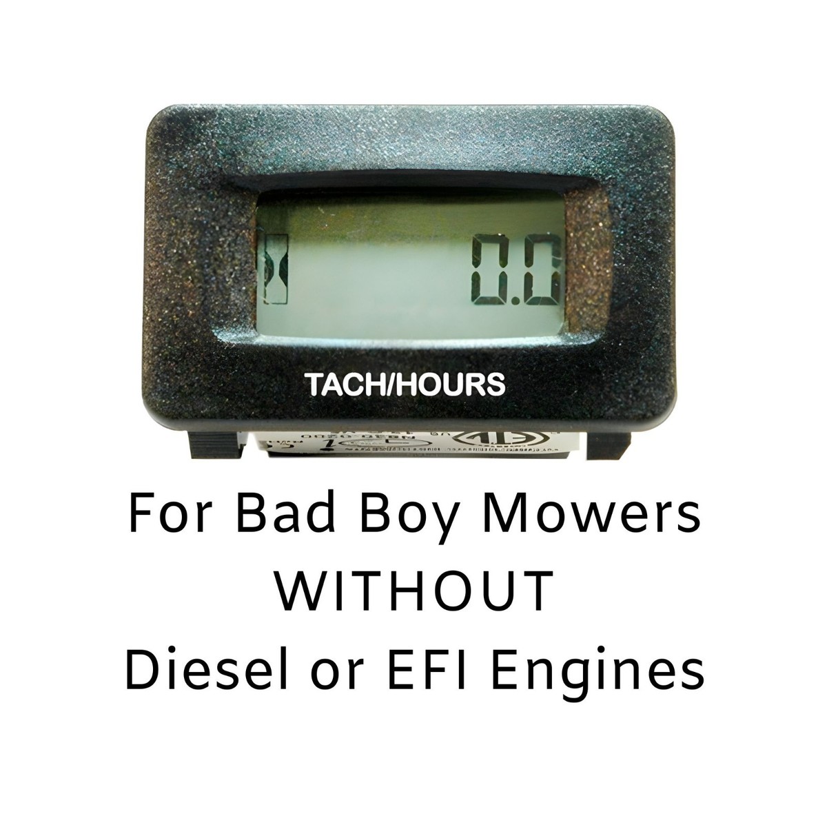 OEM Bad Boy Mower Hour Meter 083-4013-00 For Gas Engines Without