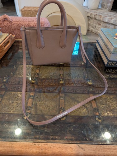 Dagne Dover Small Mauve Bag With Detachable Shoulder Strap