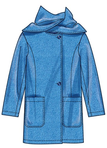 Simplicity Sewing Pattern S3034 Misses’ Coats, U5 Sizes 16-24 - Imagen 3 de 5