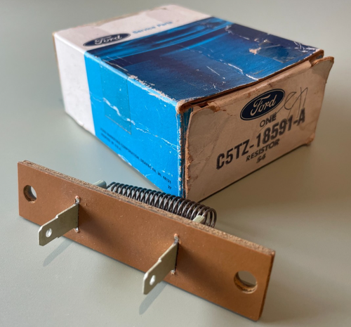 1965 Ford Heater Blower Motor Resistor C5TZ-18591-A 2 prong F-Series 65 66 67 - Bild 2 von 3