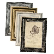 8x10 Picture Frames Set of 4- Rustic Retro Photo Frame 8x10in ps-Mix Color-4pcs