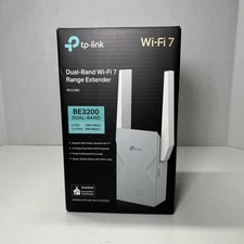 TP Link BE3200 Wi-Fi 7 Range Extender RE223BE Ethernet Port 3.2 Gbps Dual-Band