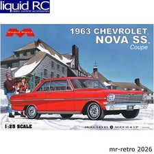 Moebius Models 2319 1963 Chevrolet Nova Ss Coupe 125th Scale