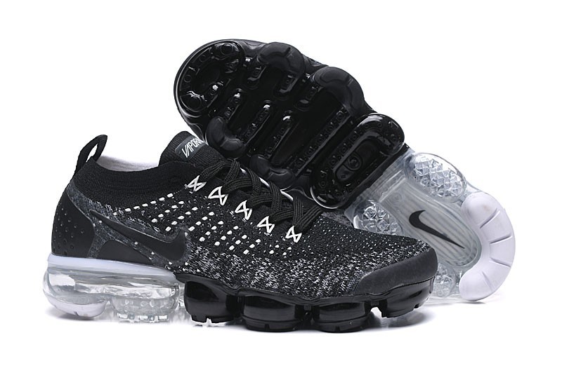 Nike Air VaporMax Flyknit Men's Black/white Air Cushion Shoes US Size 8-11