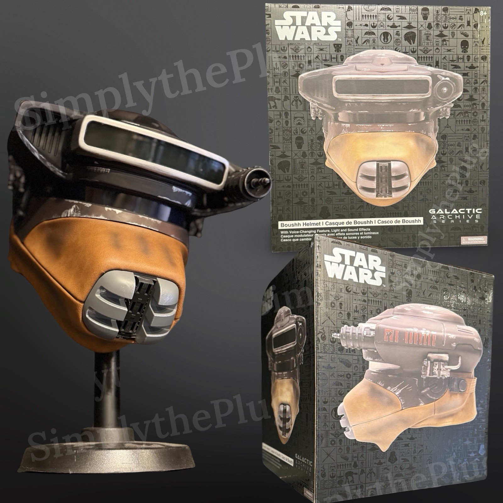 Disney Parks Boushh Helmet Galactic Archives Series Galaxy’s Edge May 4th EXCLSV