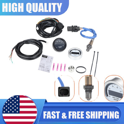 30-4110 Wideband O2 Air Fuel Ratio UEGO Gauge 52MM AFR With 4.9 LSU Sensor
