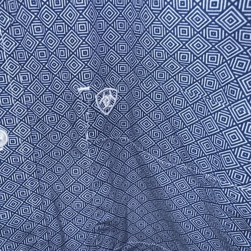 Ariat Western Shirt Mens Blue Geometric Long Sleeve Button Down Size Medium - Picture 3 of 6