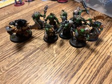 warhammer 40k orks army painted plus warboss