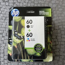 HP 60 N9H63FN 140 Original Ink Cartridge - Black and Tri-Color. Sealed