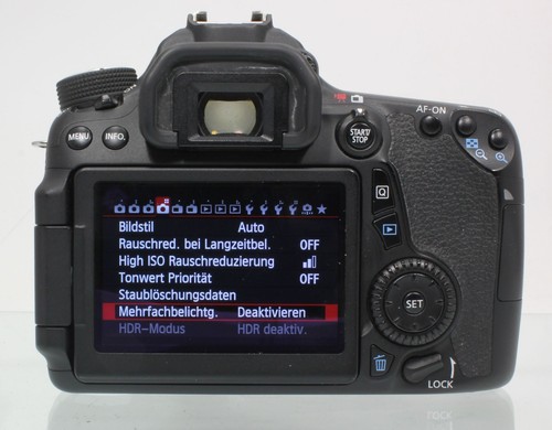 Canon EOS 70D DSLR Kamera + Canon EF-S 18-135 IS STM Kit - 64702 - Bild 4 von 5