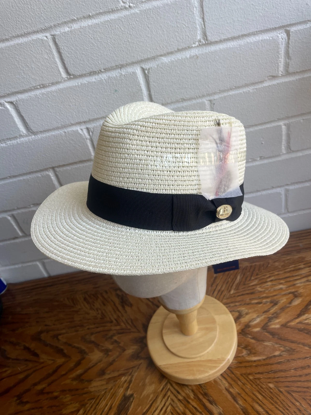 Mens Ladies Fedora Crushable Paper Straw Panama Style Sun Hat Summer Hat