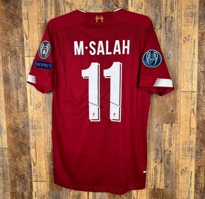 Liverpool FC 2019-20 Home Men's M Soccer Jersey SALAH #11 | eBay