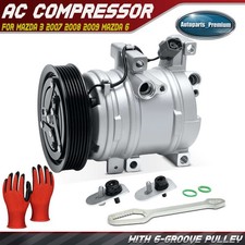 Ac Compressor With 6-groove For Mazda 3 2007 2008 2009 Mazda 6 2006-2007 L4 2.3l Ac Compressor With 6-groove For Mazda 3 2007 2008 2009 Mazda 6 2006-2007 L4 2.3l