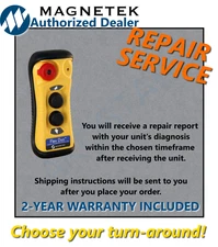 Magnetek Flex DUO TX transmitter Repair Evaluation we email you Repair Report