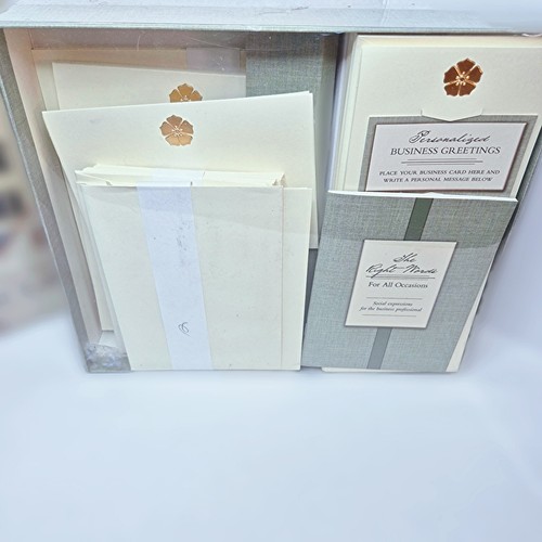 K&Company Alphabet Stamp & Stationery Card Bundle - Vintage Craft Lot NEW - Picture 4 of 9