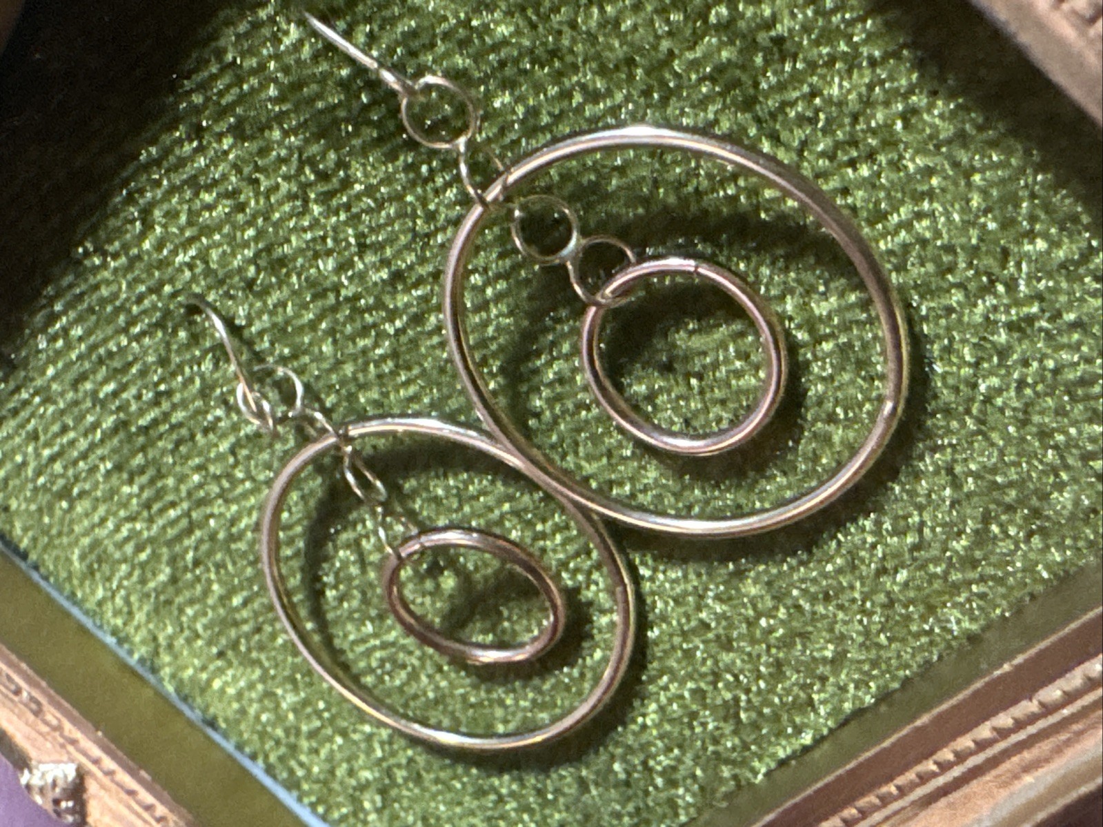 14K Solid Gold Multi Tone Spinning Concentric Dan… - image 9