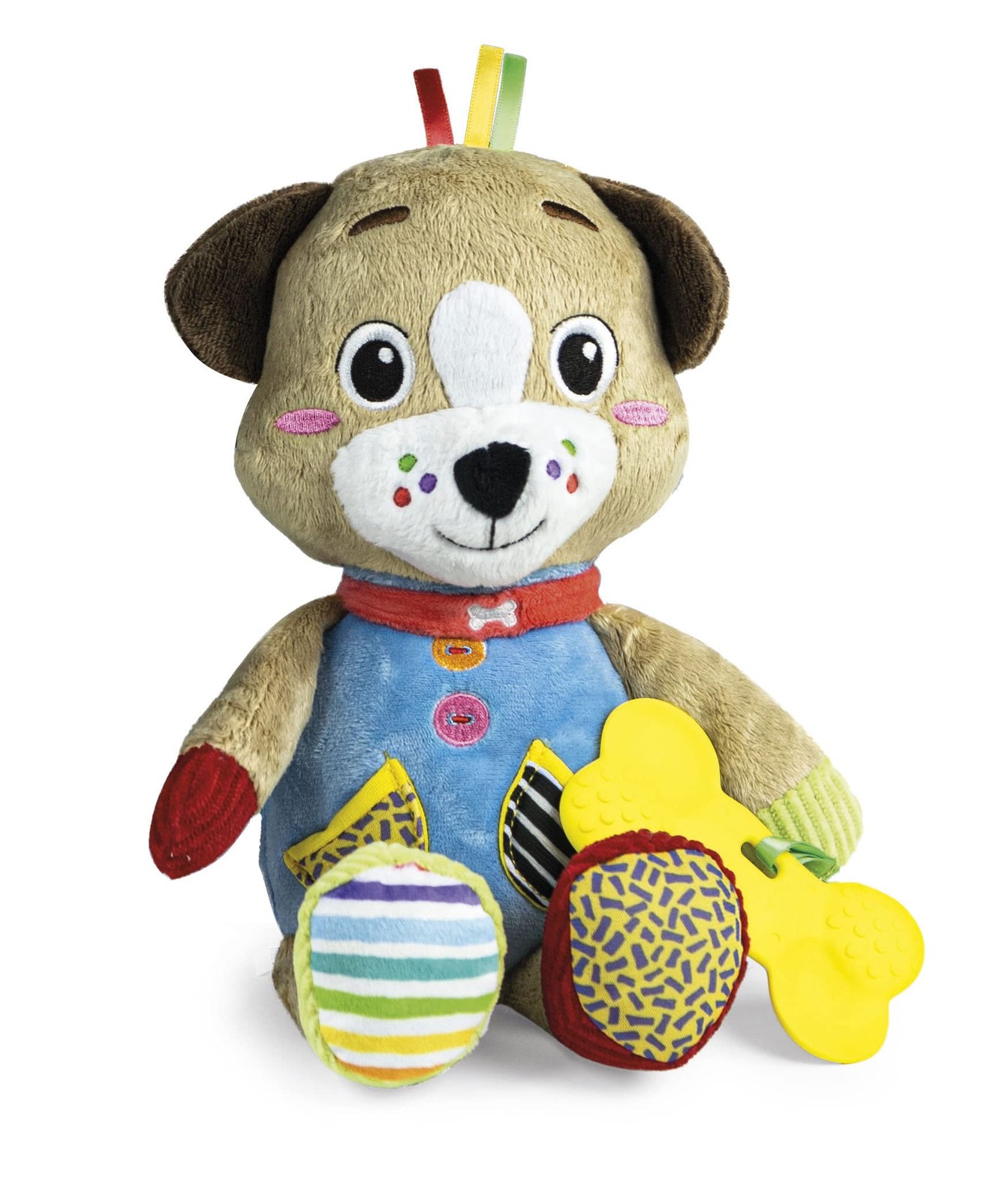 Clementoni - 17759 - Щенок Пит - Игрушка для малышей Плюшевая игрушка с изображением Пенды для прорезывания зубов 6290₽